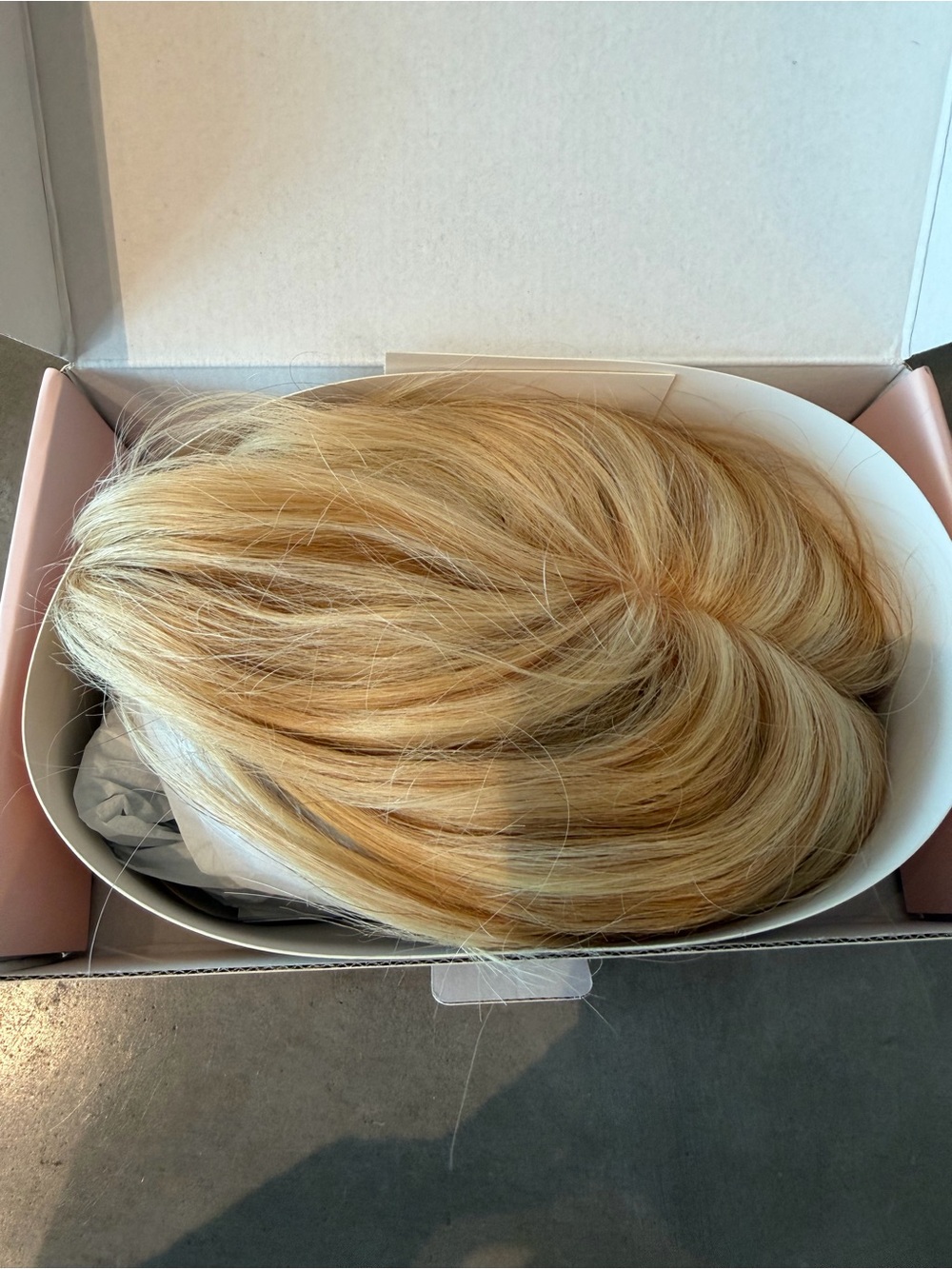 EGO Blonde Hair Topper in Warm Honey Blonde